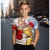2026 New Summer Style Super Cool Boys Cute Girls Casual Short-sleeved T-shirt One Punch Man Pattern 3D Printed Children's Tops