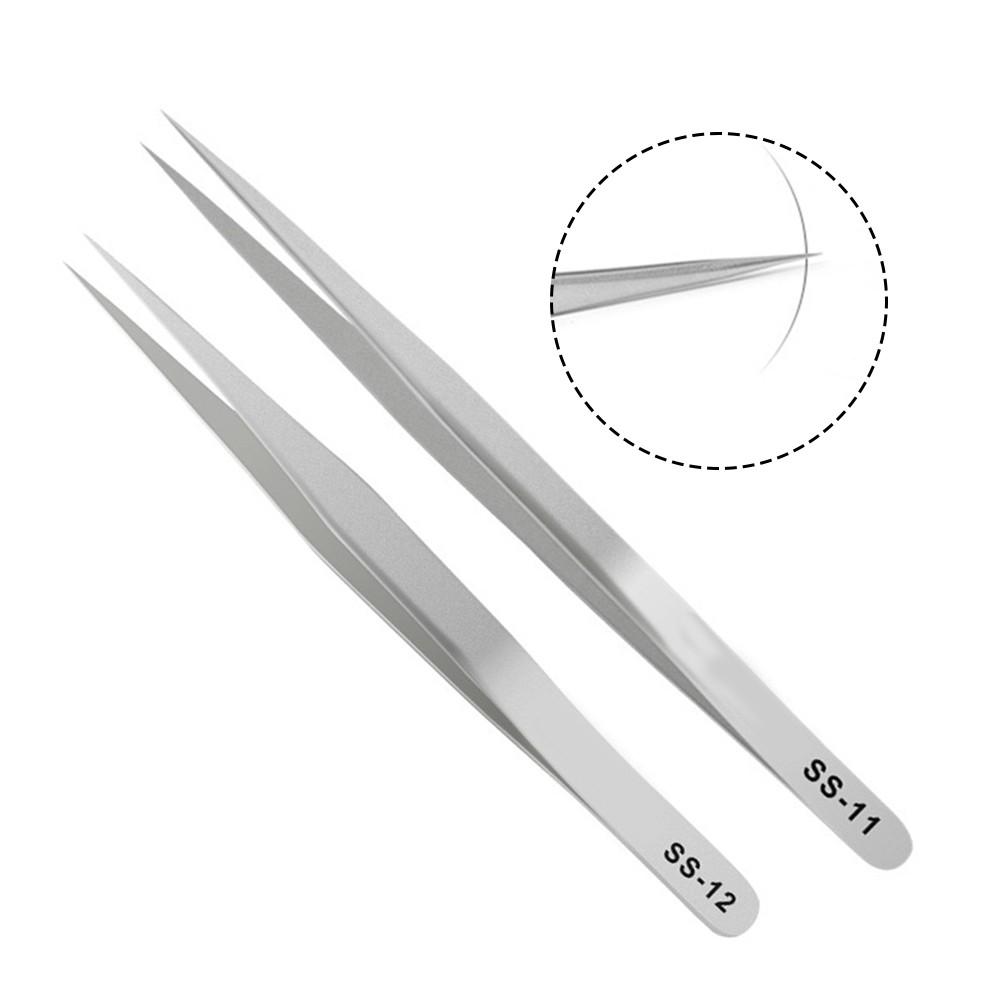 Anti Static Repair Tool Stainless Steel Tweezers High Precision
