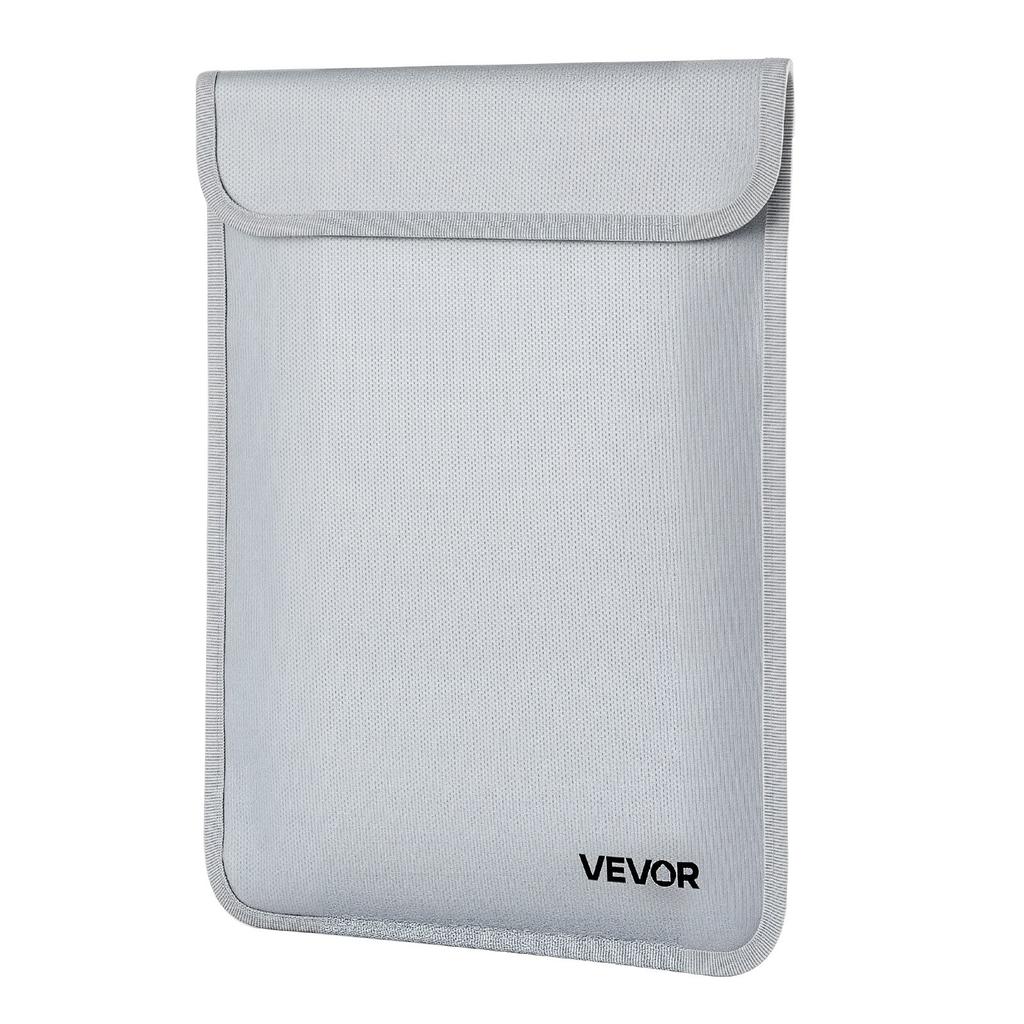 VEVOR Fireproof Document Bag, 1200 Degrees F Heat Insulated Fireproof & Waterproof Bag with Smooth Zipper