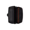Coach Gotham 13 Reißverschluss Verstellbarer Schultergurt Umhängetasche Poliertes Narbenleder Mini Herren Umhängetasche Schwarz CR849-BLK