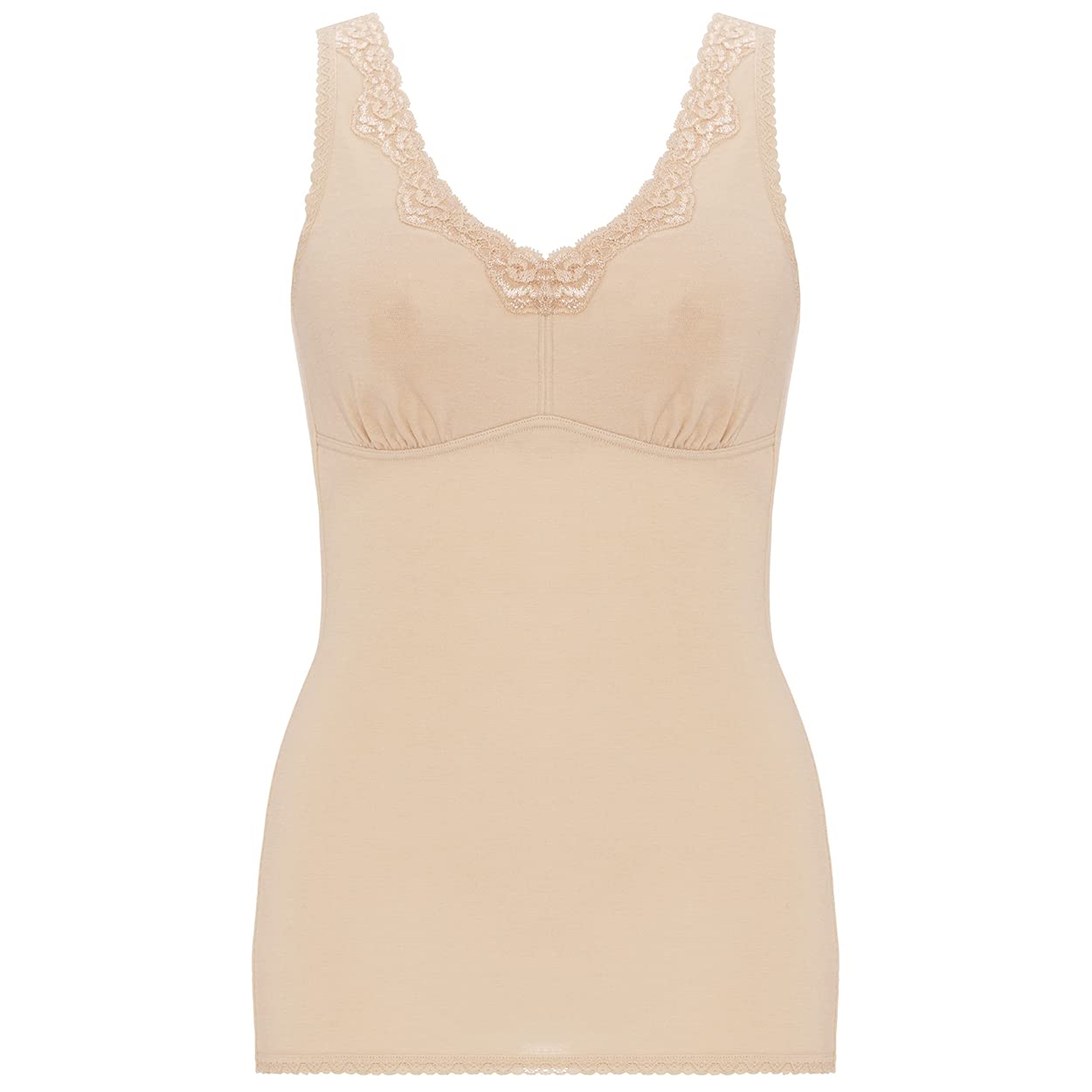 

Soft innerwear with cup 5140 Sleeveless top 00NZ L size [Triumph] (Beige)