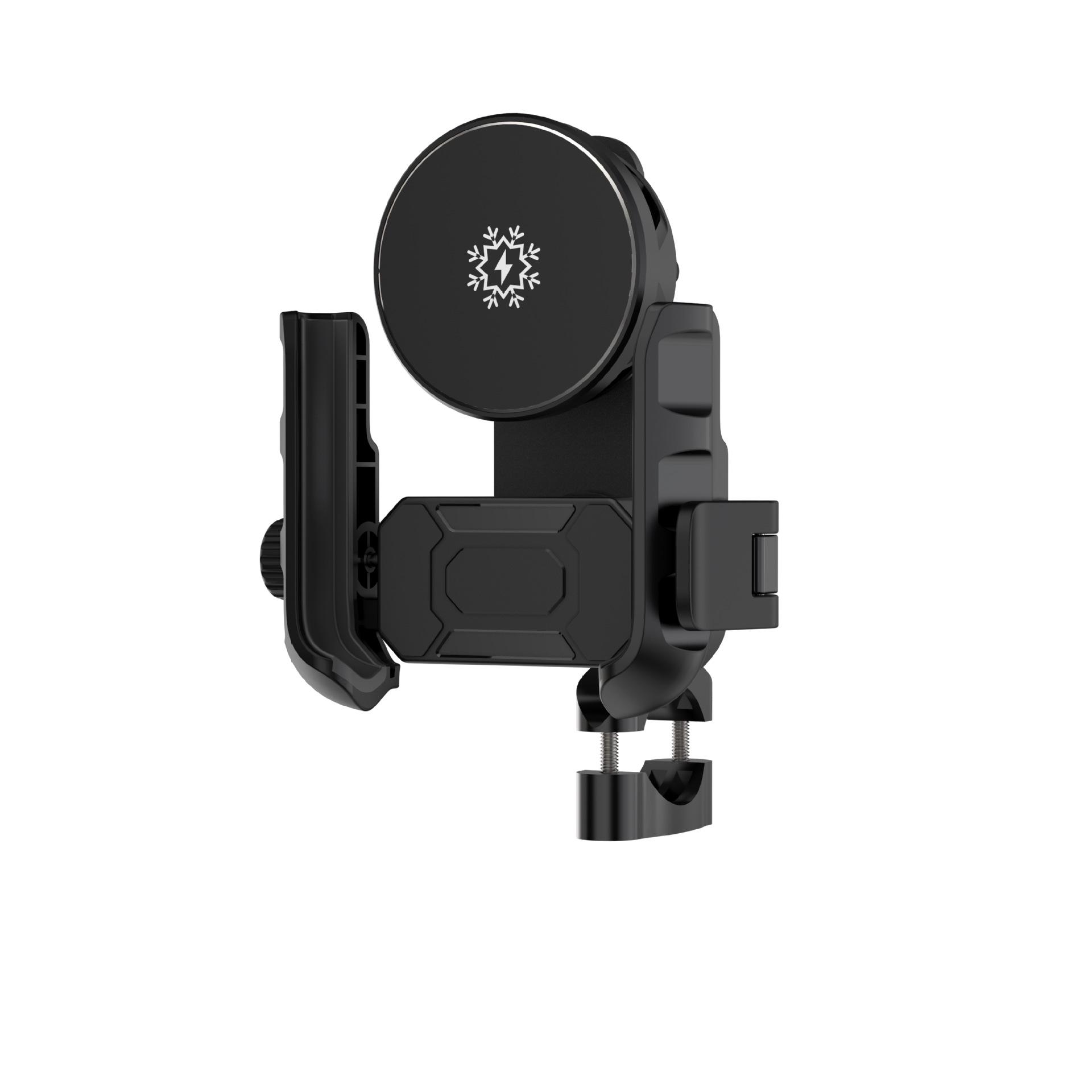 Electric Motorcycle Phone Holder: Shock Absorption, Anti-Shake, Anti-Theft, with Navigation Stand