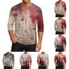 Men's Round Neck Plunger Sleeve T-Shirt Top