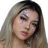 Eyebrow Sticker Face Body Colored Rhinestone Nail Art Charms Temporary Tattoo Face Tattoo Stickers