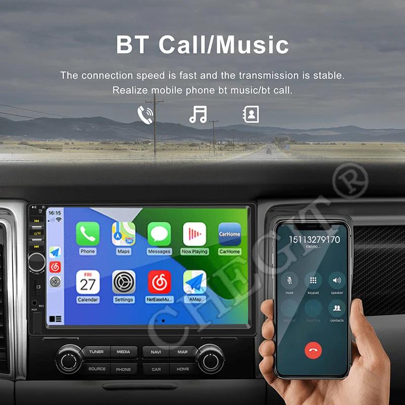 2din Car Radio 7" HD Universal Touch Screen Autoradio Multimedia Player Universal Car Stereo MP5 Player BT SWC TF FM Camera