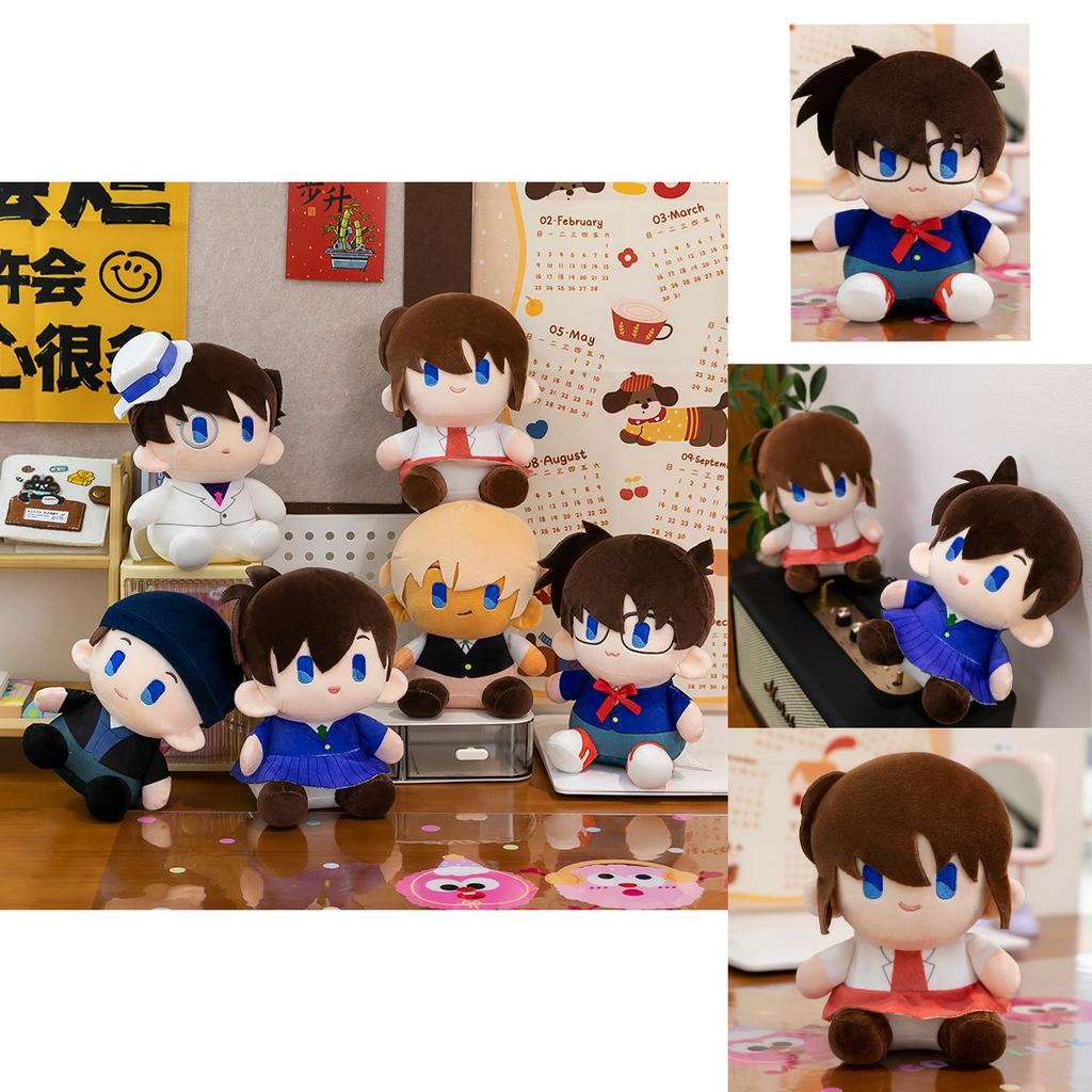 Adorable Detective Conan Kaito Kid Plush Keychain Soft Doll Backpack Pendant Gift
