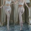 Sexy lingerie, women's sexy seduction leggings, mesh stockings, stockings, one-piece socks.