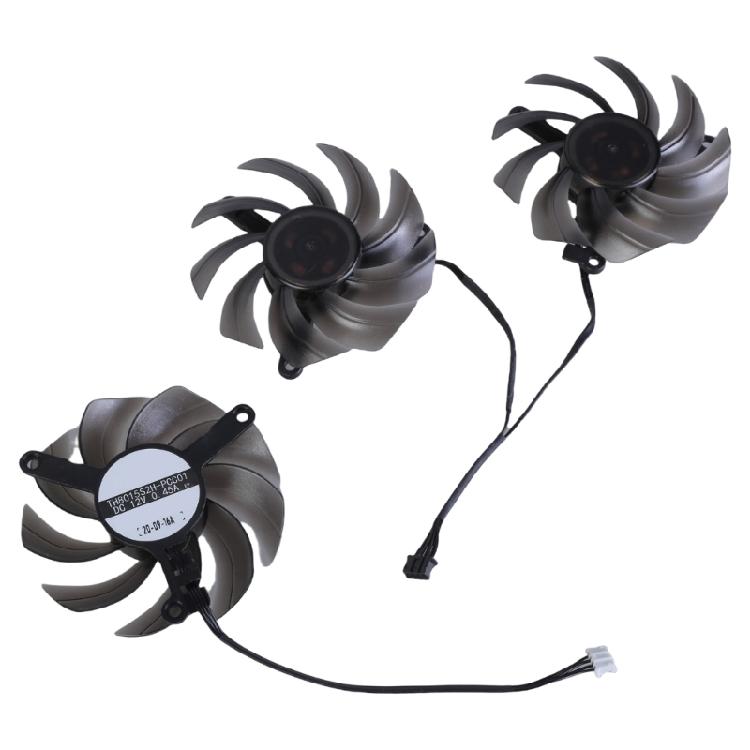 

80mm/3.15inch TH8015S2H-PCC01 Graphics Card Cooling VGA Fan 4Pin 12V Coolers Fan for RTX3060 Ti 3070 3070Ti 3080 3080Ti 1