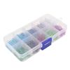 600pcs Calabash Shape Safety Bulb Pins Colored Iron Metal Knitting Pins For DIY Craft Making