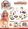 Girls' Makeup & Nail Art Play Set: Blush, Nail Art, Toys & Bag
