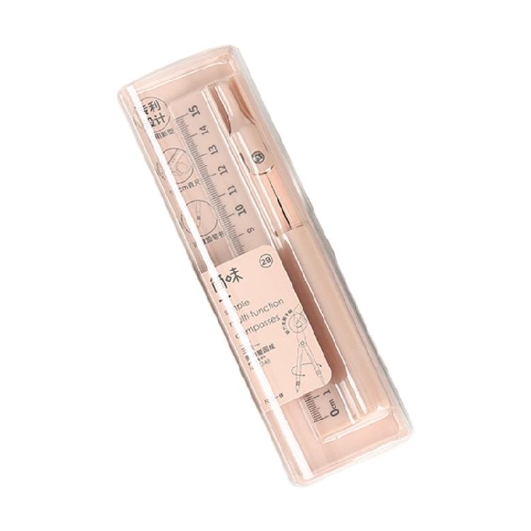 

3 In 1 Multifunctional Compass Ruler and Pencil Multipurpose Compass Drawing Ruler Pencil Set For Precisions Sketching