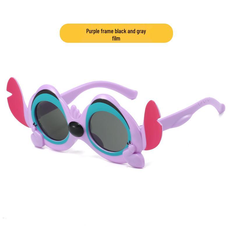 

Солнцезащитные очки Lilo & Stitch Snoopy для милых детей - Защита от солнца для мальчиков и девочек фиолетовый