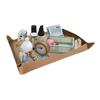 Thickened Faux Leather Plant Repotting Mat for Indoor Plants Foldable Transplanting Mat Mess Control Waterproof Gardening
