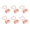 6Pcs Metal Paper Clips Cute Animal Shape Binder Clamps for School Office Colorful Document Photo Holders