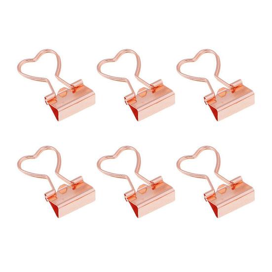6Pcs Metal Paper Clips Cute Animal Shape Binder Clamps for School Office Colorful Document Photo Holders