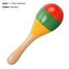Wooden Maracas Multiple Colour Auditory Training Educational Toy Baby Sand Hammer Instrument Toy for Boys Girls