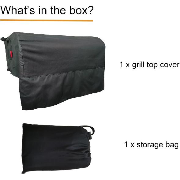 Built-in Grill Cover 37" Fits for Weber Summit Gas Grill S-460,Spire 30",Blaze 32",Most 34"-37" Built in Grill,Island BBQ Grill Top Cover