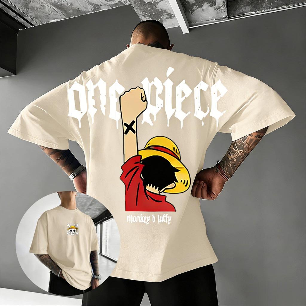 Oversized Vintage One Piece Luffy Anime T Shirt Men Women Short Sleeve Tee Streetwear Casual Tops Graphic Tee 2026 Summer Y2k