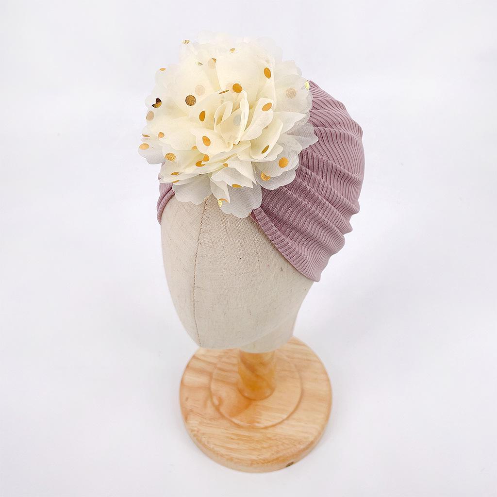 Cross-Border New Baby Hat: Flower, Comfortable & Breathable - Cute Children's Hat