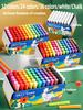12/36 Colors Non-Dusty Vibrant Bright Color Chalk Dustless Safe Chalk Art Drawing for Teacher Kids School Supplies Stationery
