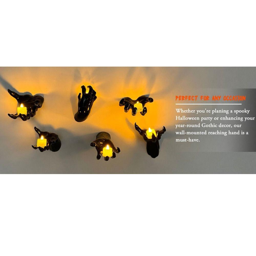 Creepy Halloween Scary Hand Gothic Creative Halloween Decorations Wall Mounted Aesthetic Art Sculpture for Indoor and Outdoor