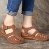Damen Sandalen Klassiker Sommerschuhe für Damen Sommer Sandalen Keilabsätze Sandalias De Mujer Mit Niedrigem Plateau Schuhwerk Weiblich