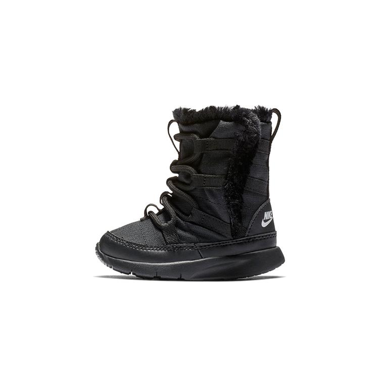 New Nike Venture Slip-Resistant Cushioning Wear-Resistant High-Top Running Shoes Black Infant And Toddler AQ9495-001