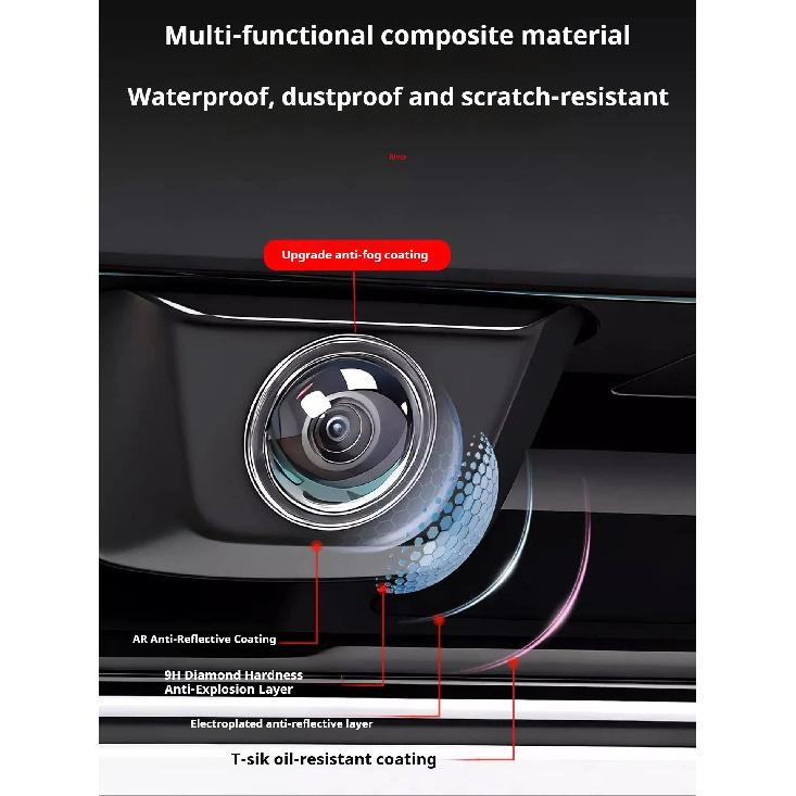 For Xpeng G3 G6 G7 G9 P7 P7+ X9 MONA M03 Xiaopeng Car Camera Lens Protective Cover 360 View Scratch-resistant Guard Cover