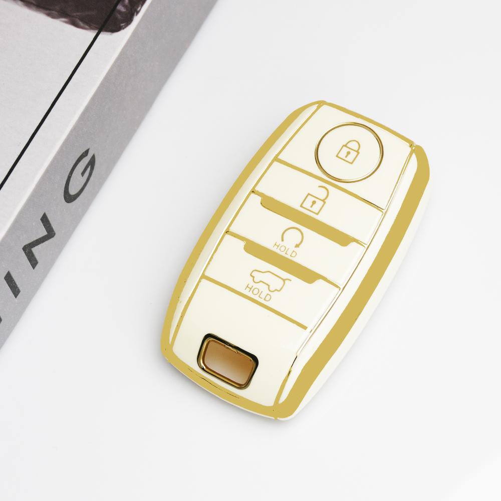 4 Buttons Auto Keyless for Kia Rio Rio5 Sportage R K3 KX3 K4 K5 Ceed Sorento Cerato Optima TPU Car Key Case Shell Fob Cover