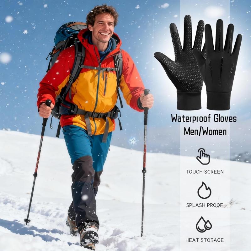 Winter Warm Gloves Thermal Windproof Cycling Anti-slip Ski TouchScren Waterproof