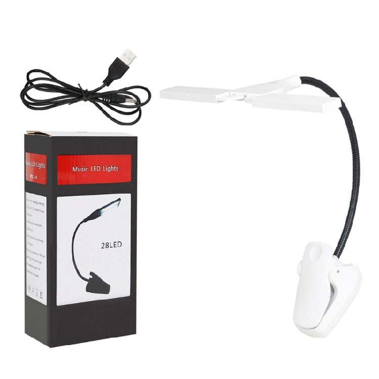 

Rechargeable Music Stand Lamp Flexible Clip on Piano Lights Portable LED Music Stand Light Adjustable Brightness 1