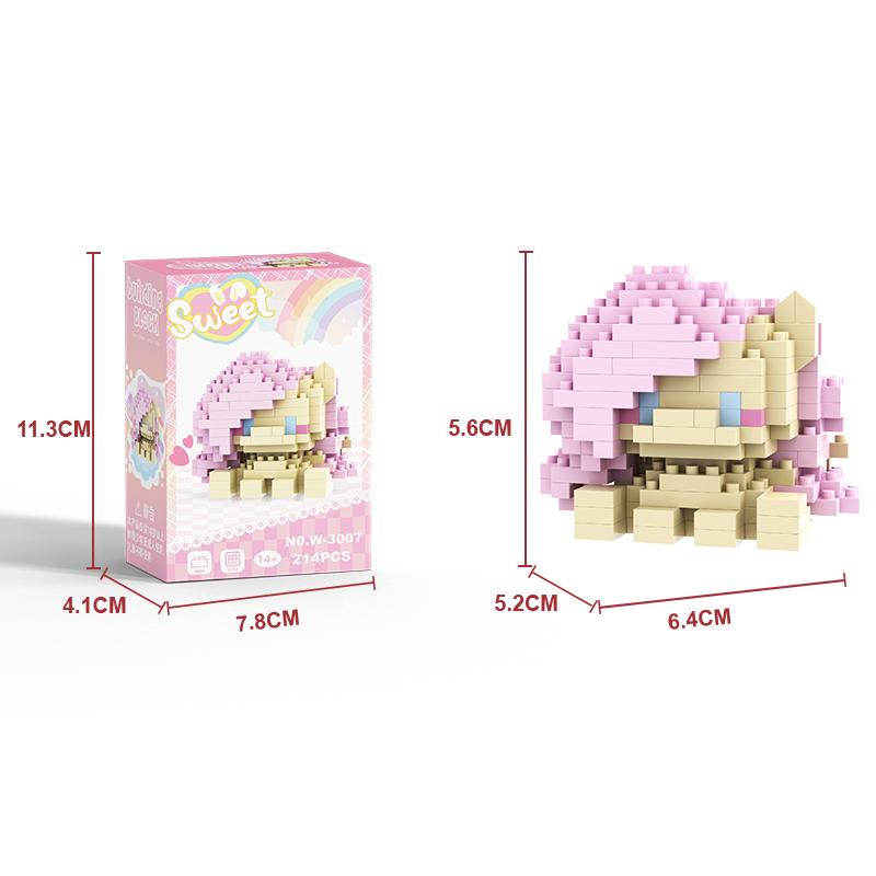 My Little Pony Briques de construction Lega Equestria Girls Figurine Twilight Sparkle Briques de construction Jouets Personnage de dessin animé Pour Enfants