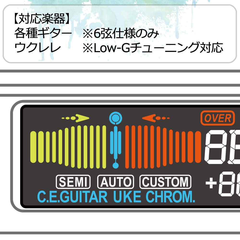 Revol effects Revol effects electric tuner High Speed Automatic Tuning System RT1 guitar and (for ukulele)