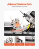 Metal Band Saw 1.1 KW 7 X 8.25 In Cutting Capacity Horizontal and Vertical Cutting 4 Speeds Variable Speed Bandsaw 220V 0° To 45° Rotatable Base for