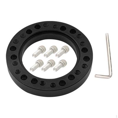 Steering Wheel Hub Adapter Spacer Pad W/ Six Screws Aluminum Car Parts Wheels Accessories,