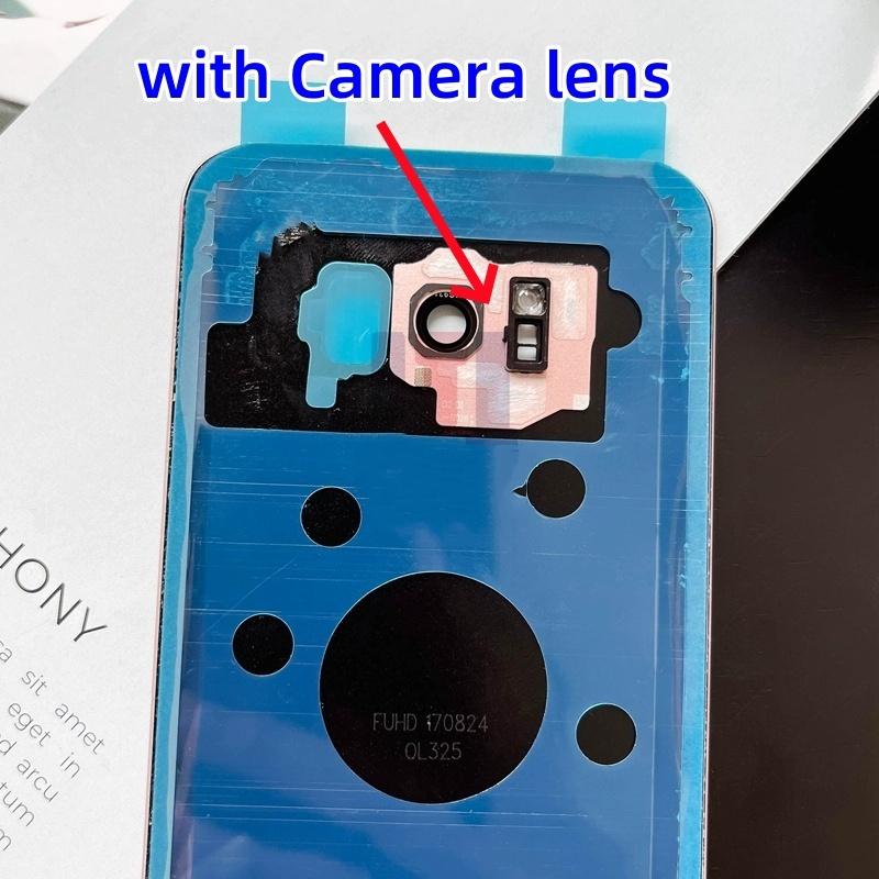 Back Glass Back Cover for Samsung Galaxy S8 S8Plus S8+ SM-G955U G950F Battery Cover Housing Cover Repair Parts Battery Door