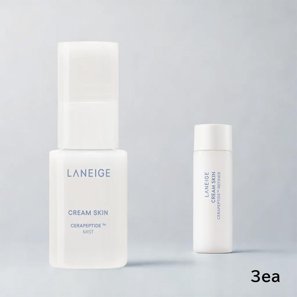 

LANEIGE Cream Skin Mist Hydrating Toner Spray Moisture Mist Set 30ml x3