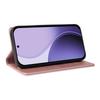 For Oppo Reno14 5G (China)/Oppo Reno14 F 5G/Oppo Reno14 5G (Global) Phone Cases YIKATU Magnetic Closure PU Leather Mobile Cover -  Rose Gold