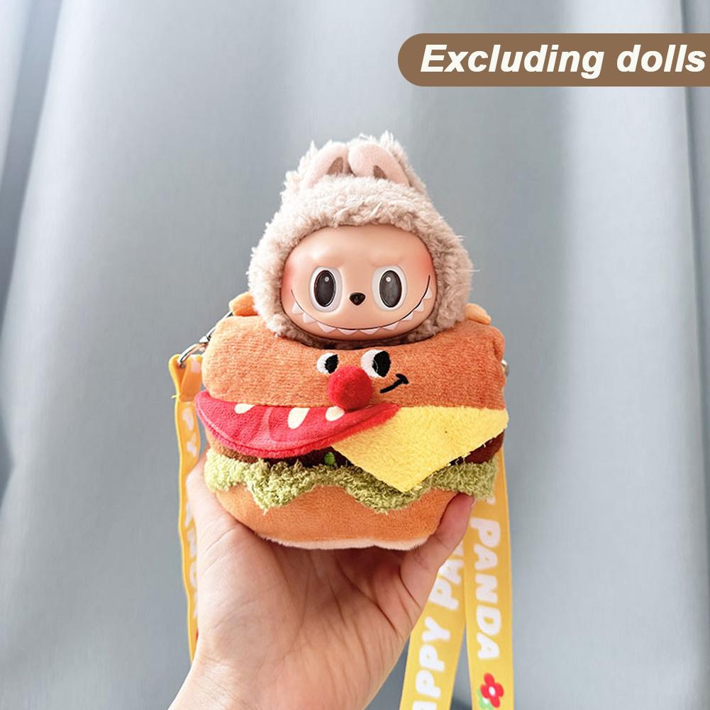 For Labubu Doll Clothes Fashion Clothes Doll Potting Clothes Color Match Bags Dolls Accessories Cute Decoration Little Clothes