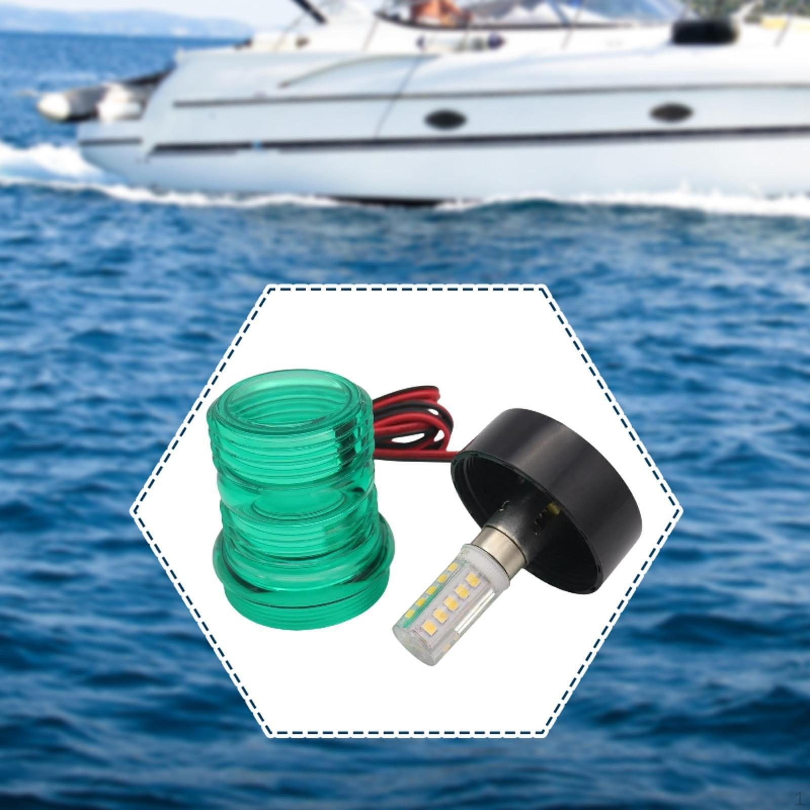 

Светодиодный кормовой фонарь Degrees для плавсредств и понтонов зелёный