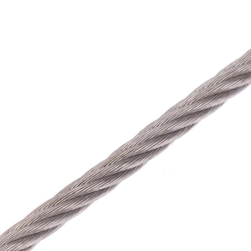 3 Pcs Safe 20Cm Safety Security Cable Wire Stainless Steel Sliver Stage Lights Rope Double Loop Daily
