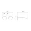 Anti-radiation Eyeglasses Fashion Oversize Square Big Frame Women Men Eye glasses
