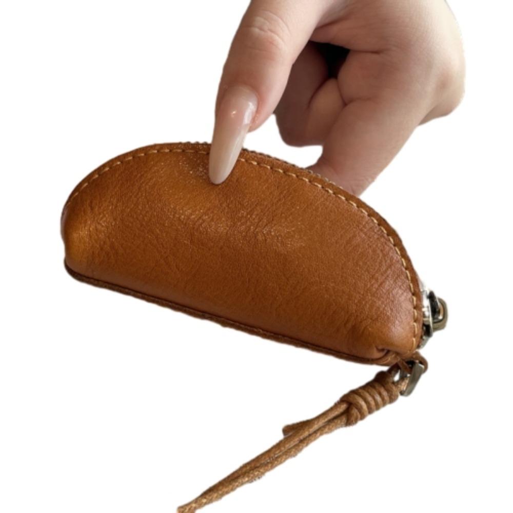 Multifunctional Car Key Bag Genuine Leather Keychain Holder Protection Cover Mini Storage Bag  Home