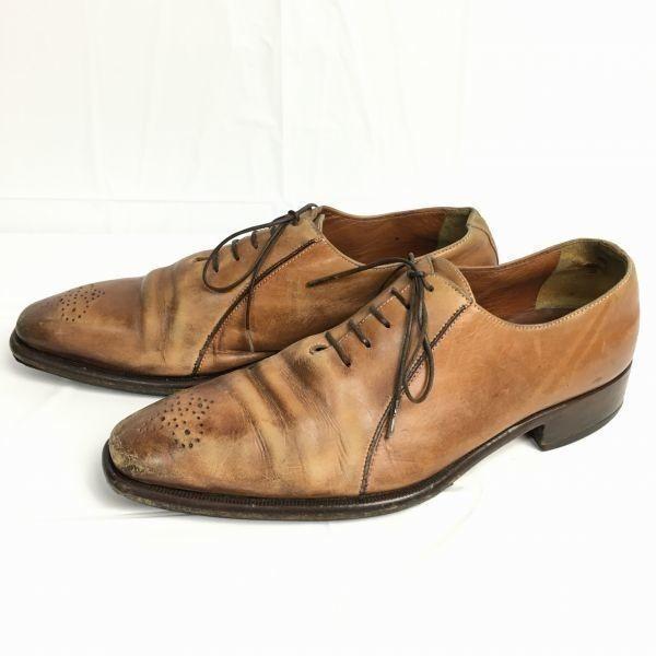 80s90s? Vintage A.testoni Made In Italy Business Shoes Brown Size 6.5 (25.025.5cm) Men's(USED)