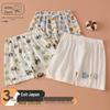 Sommer-Baumwoll-Pyjamashorts für Kinder im Alter von 1-7 Jahren: Leichte Freizeithose für Strand und Sport
