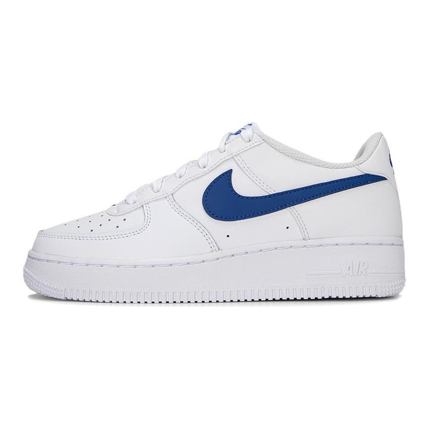(GS) Nike Air Force 1 Low White Hyper Royal Kids DV7762-103 EU 36.5