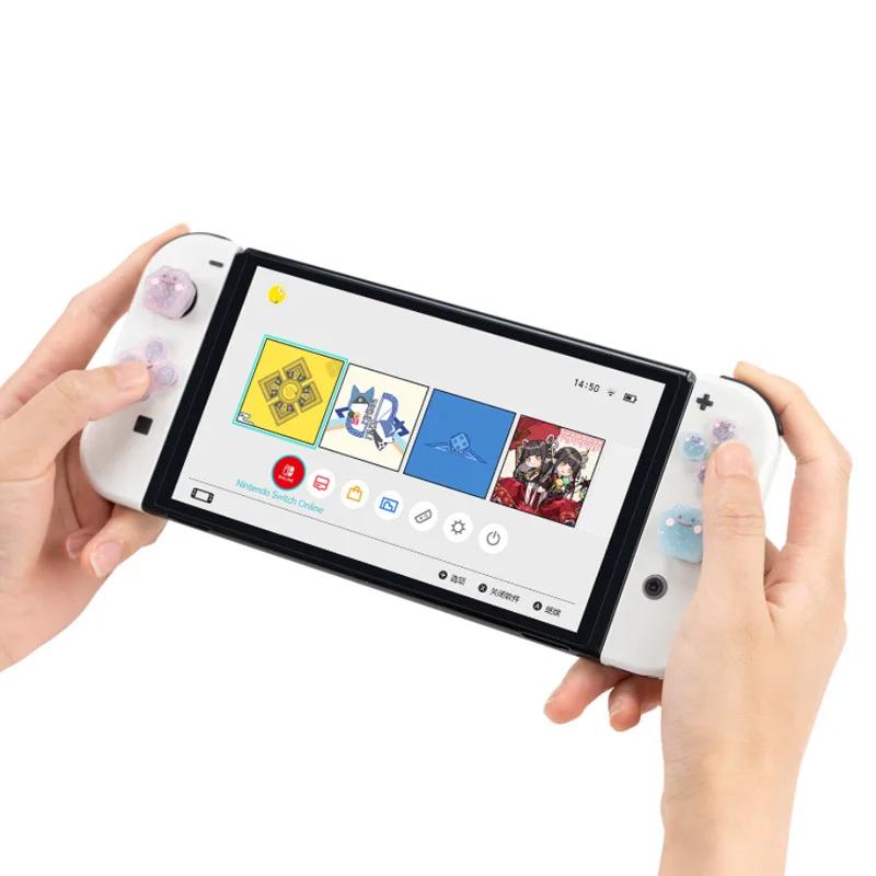 Pokemon Ditto Silicone Thumb Grip Caps Switch Lite Joystick Cap For Nintendo Switch NS Switch OLED Thumb Stick Grips Accessories