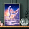 5D DIY Diamond Painting Anime Cartoon Girl Full Square Diamond Embroidery Mosaic Rhinestone Cross Stitch Home Decoration