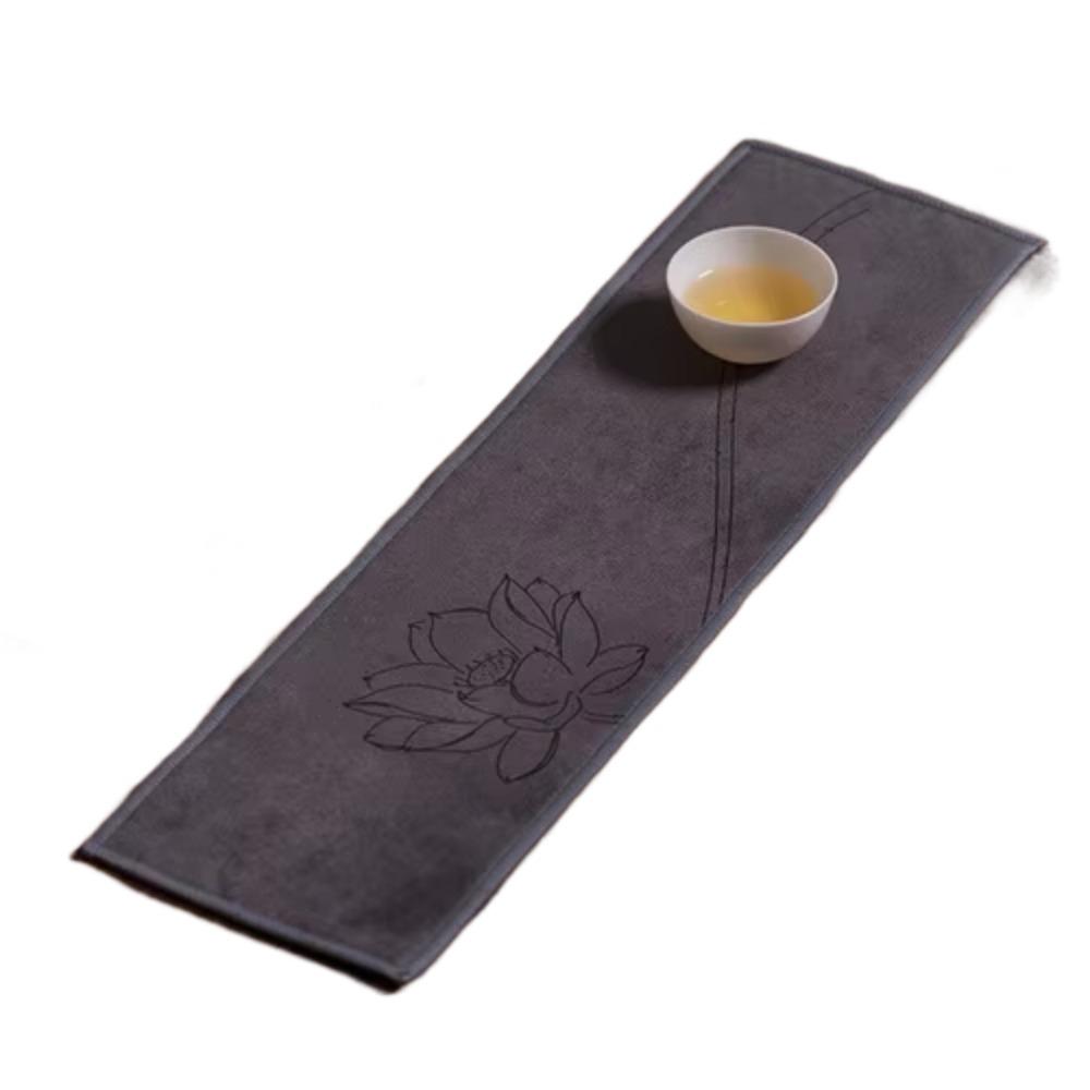 New Thickened Painted Tea Towel Absorbent Cotton Cleaning Cloth Tea Napkin Tea Ceremony