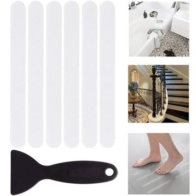 24 Pcs Non-Slip Bathtub Stickers with Premium Scraper for  Bath Tub Shower Stair